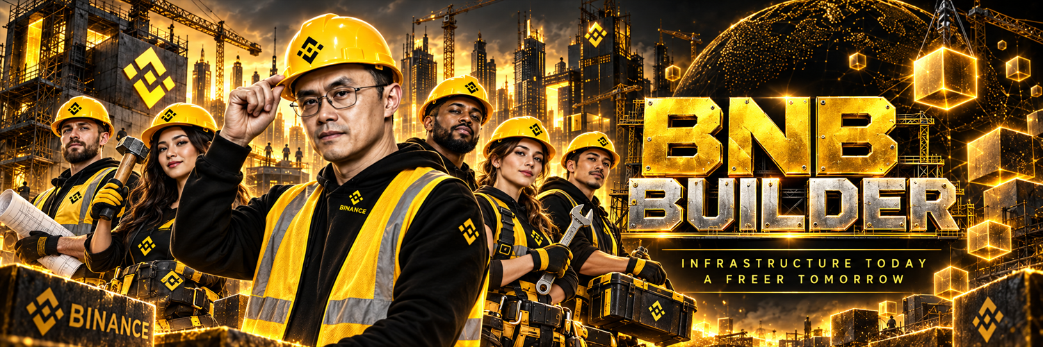 BNB Builder banner: gold construction skyline